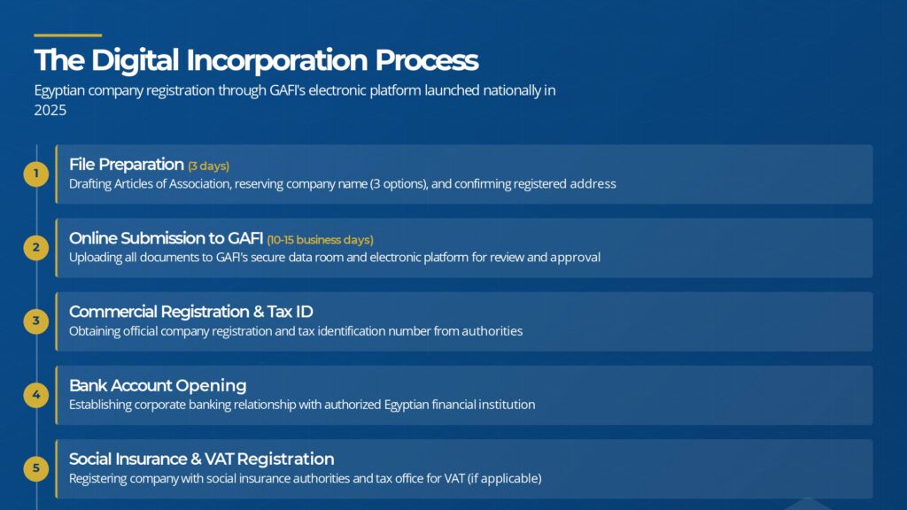 mısırda internet üzerinden şirket açılabilir mi