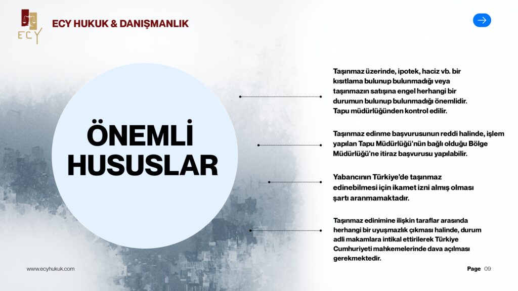 yabancıların dikkat etmesi gereken önemli hususlar